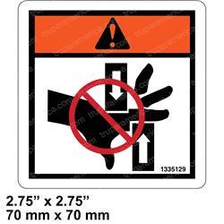 TOYOTA 691164451071 DECAL - DANGER