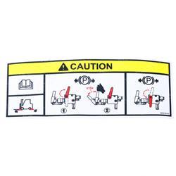 Picture of Label Prk Brk Rel Caution