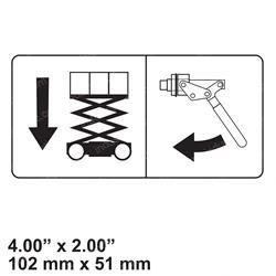 Picture of Decal - Manual Descent