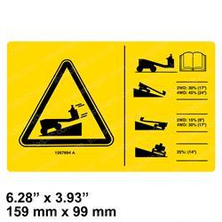 Picture of New Slope Rating Decal Symbol