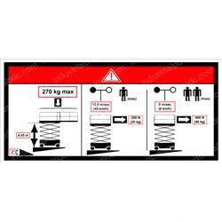 Picture of Decal - Floor Height Label