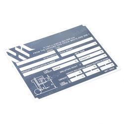 Picture of Name Plate English