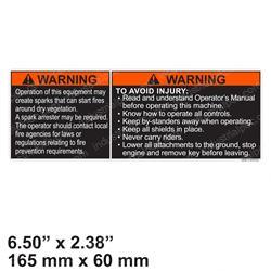 Picture of Decal - Warning