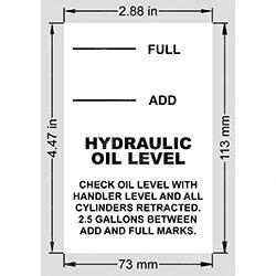 Picture of Decal - Hyd Oil Level