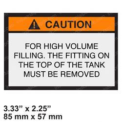 Picture of Decal Caution Hydraulic Tank