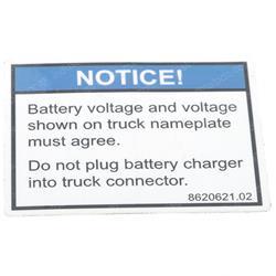 Picture of Label - Battery Connection