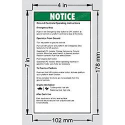 Picture of Decal - Grnd Control Operation