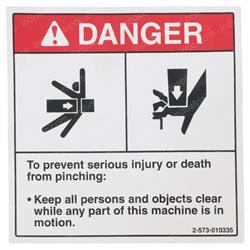Picture of Decal Danger Pinching
