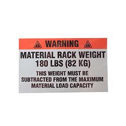 Picture of Warning Material Rack 180 Lb
