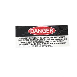 Picture of Decal - Danger Label