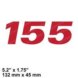 Picture of Model Label Inch 155