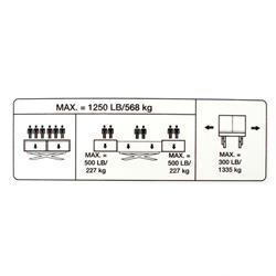 Picture of Decal Cap(1250lb-568kg)(dual)