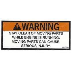Picture of Decal - Warning