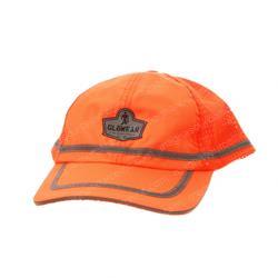 ed8930-o CAP - BASEBALL - ONE SIZE ORANGE - HI-VIS BASEBALL CAP - ANSI CERTIFIED 150D OXFORD POLY - MESH VENTING PANELS - .25 - LEVEL 2 ANSI8930