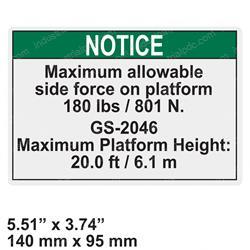 Picture of Decal Notice Side Frc 2046ansi
