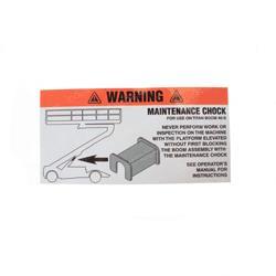 Picture of Decal - Maint. Block