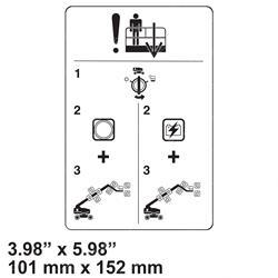 Picture of Decal - Emergency Lowering