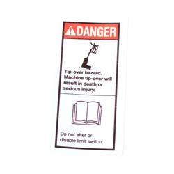Picture of Decal Danger Do Not Alter Swtc