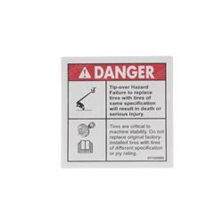 Picture of Decal - Tipover Hazard
