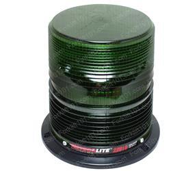 sy22010h-g STROBE - 12-24V - GREEN - PERM MOUNT - HIGH PROFILE - - ALUMINUM BASE - CLASS II - 8 JOULE - 80 DOUBLE FPM