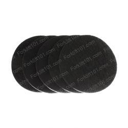 sys10140 PAD-14 INCH BLACK 5 PACK - AGGRESSIVE STRIPPING/WET STRIP