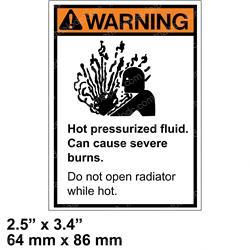 Picture of Label- Pressure Hazard Warning