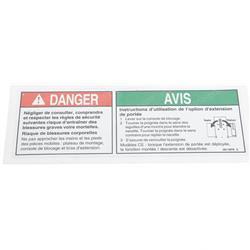 Picture of Decal Danger Outrch Safe/Setup