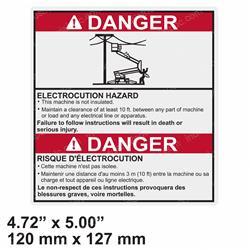 Picture of Decal - Danger Electrocution