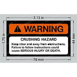 Picture of Decal (crush Hazard)