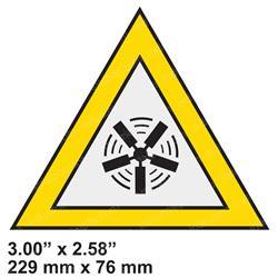 Picture of Decal - Fan Caution