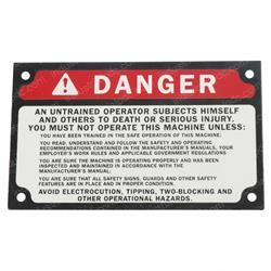 Picture of Panel - Untrained Operator