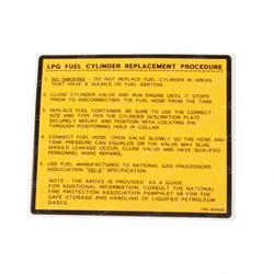 Picture of Decal - Lpg Fuel Cyl Repl