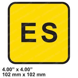 Picture of Decal - Safety Es