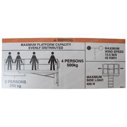 Picture of Decal - Platform Capacity