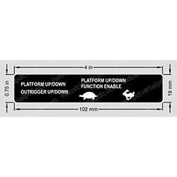 Picture of Decal - Plat Outrigger Function