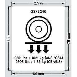 Picture of Decal - Wheel Load 3246