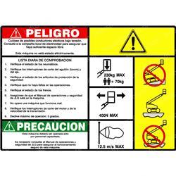 Picture of Decal Danger/Caution (spa