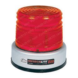 sy825000-c-red STROBE ML800 - 12-48V - RED - PERM MOUNT - LOW PROFILE