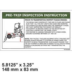Picture of Pre-Trip Ins. Decal