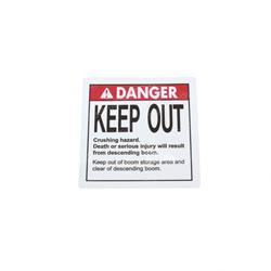 Picture of Decal Warn Stay Clear Mast