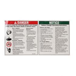 Picture of Decal Danger Battery Safety