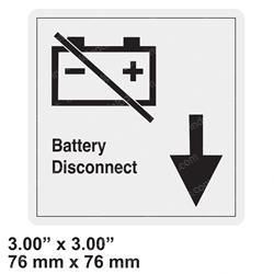 Picture of Decal Battery Disconnect
