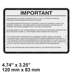 Picture of Decal- Spark Arrestor