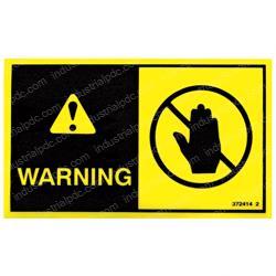 Picture of Decal - Warning No Hands