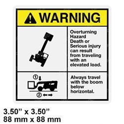 Picture of Decal-Overturning-Keep Load Lo