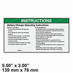 Picture of Decal - Op Instruction Charger