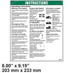 Picture of Decal - Notice Oper Instruct