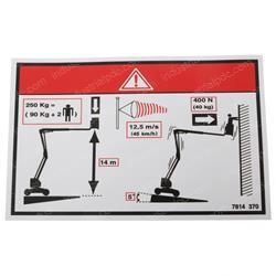 Picture of Floor Height + Load Label