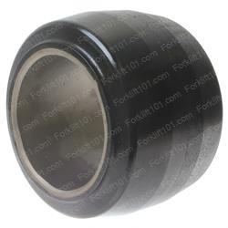 syft068psb TIRE - POLY PRESS ON - PRM SOFT - MILLENNIUM BLACK