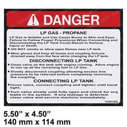 Picture of Decal - Danger Lp Gas